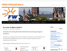 Tablet Screenshot of freie-waehler-mainz.de
